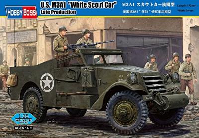 HOBBYBOSS Maquette Hobby Boss M3A1 White Scout Car Version tardive- 1/35 - Maq
