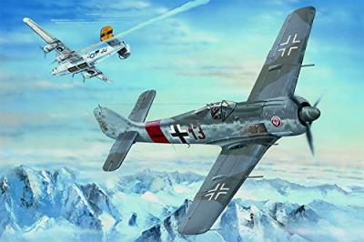  Maquette avion Hobby Boss Focke-Wulf Fw-190A-8- 1/18 - Maquette d'avi