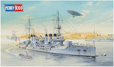  French Navy Pre-dreadnought Battleship Voltaire- 1:350e - Hobby Boss