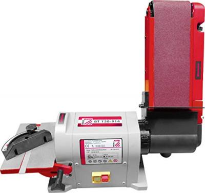 HOLZMANN Ponceuse &agrave; bande et &agrave; disque Maschinen BT150-914_230V 450 W 15 cm
