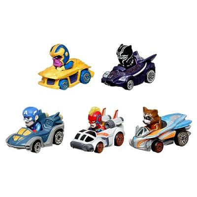 HOT WHEELS Pack 5 v&eacute;hicules  Raceverse Marvel