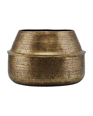 HOUSE DOCTOR  - Rattan Flowerpot - Brassfinish (211230800)