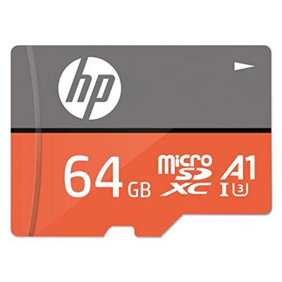 HP  Microsdxc 64gb Uhs-i U3+adapter Memory Card Orange,Gris