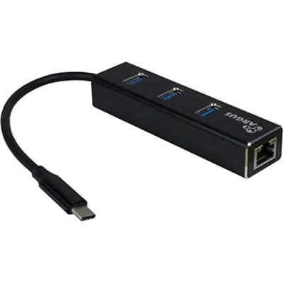 INTER TECH Inter-Tech HUB 3Port Argus IT-410 1x RJ45 Gigabit LAN passiv Black