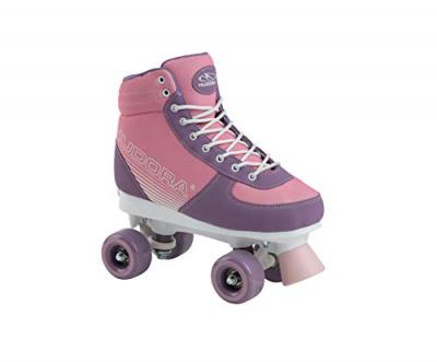 HUDORA  Rollers avanc&eacute;s pour Enfants et Adolescents Rose Taille 31-34,