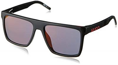 HUGO  Lunettes de soleil '1069/S' noir / rouge cerise