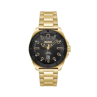 HUGO  Visit 1530304 - Homme - Analogique - Quartz - Stainless steel - Verre min&eacute;ral