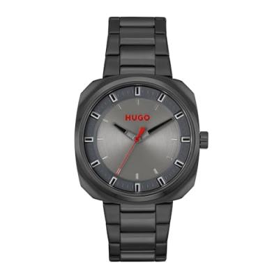 HUGO BOSS HUGO pour homme. Montre analogique Gris brillant HUGO