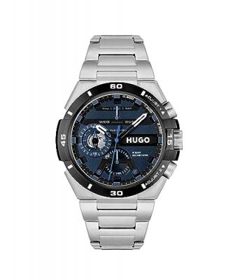 HUGO Montre Homme  Casual 1530337 - Bracelet Acier Argent