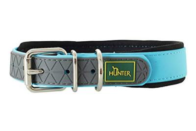 HUNTER  Collier Convenience Pour Chiens Couleur Turquoise S