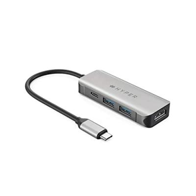 TARGUS  HYPER HD41-GL station d'accueil USB 2.0 Type-C Noir, Gris
