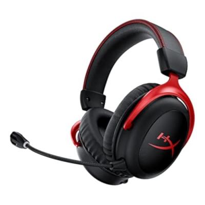 Casque Gaming sans fil Wireless HyperX Cloud II Noir et rouge 