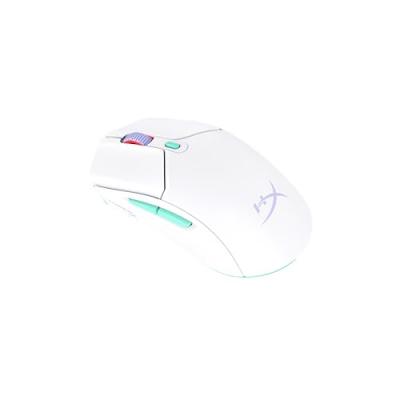 HYPERX HP  Pulsefire Haste 2 Core Wls - Gaming Mouse (Wht/Grn/Pur) souris
