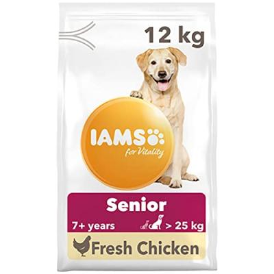 IAMS  for Vitality Senior & Mature Large poulet - lot % : 2 x 12 kg