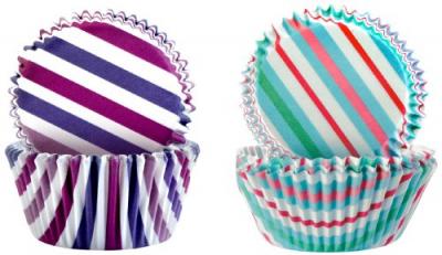 IBILI  Pastry Stripes Cupcake Capsules 100 Units Multicolore