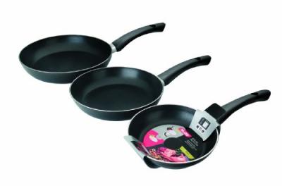 IBILI  405100 lot po&ecirc;les indubasic aluminium (18 cm + 22 cm + 26 cm)