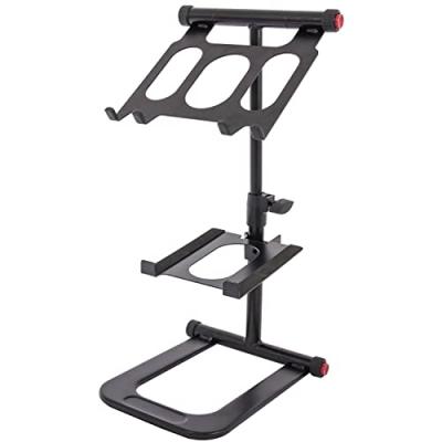 IBIZA SOUND  SLAP200 Support Double DJ pour PC Portable - Noir