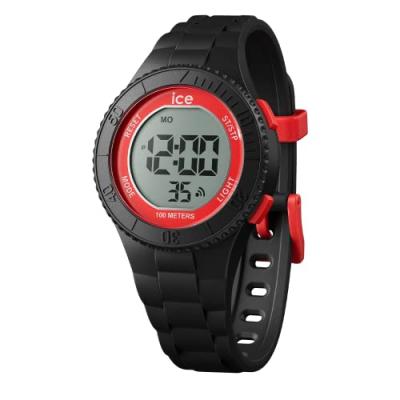 ICE WATCH Montre Fille, Gar&ccedil;on Ice digit Gris 021007-ICE Noir Ice-Watch