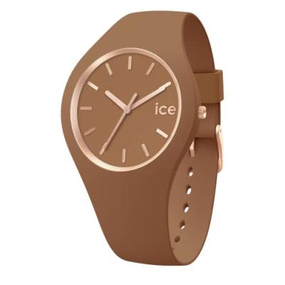 ICE WATCH ICE glam brushed avec bracelet en silicone sepia
