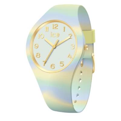 ICE WATCH Montre Femme  ICE tie and dye 020949 - Bracelet Silicone Bleu