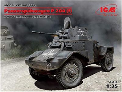 Icm 035374-1/35 Char Recon Vehicle P204 Plastique Mod&egrave;le Kit-Icm