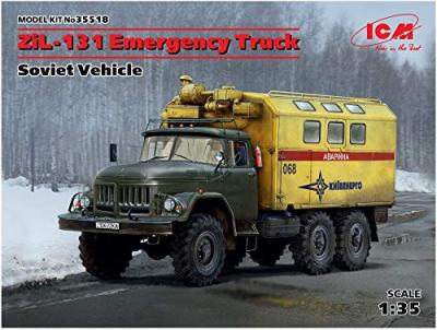 ICM Maquette  ZiL-131 Camion d'urgence, V&eacute;hicule sovi&eacute;tique- 1/35 - Ma
