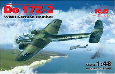  Do 17z-2, Wwii German Bomber - 1:48e - Icm
