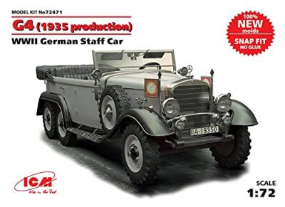  ICM 072471&ndash;1/72&nbsp;Mercedes Benz G4, Snap Plastique mod&egrave;le Kit