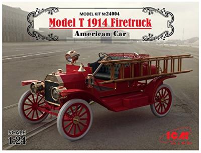 ICM Model T 1914 Firetruck American Car- 1:24e - 