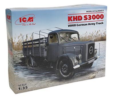 Maquette ICM KHD S3000, Camion Seconde Guerre mondiale arm&eacute;e allemande