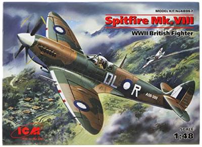 ICM Maquette avion  Supermarine Spitfire Mk.VIII- 1/48 - Maquette d'av