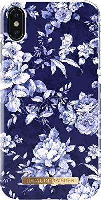 IDEAL OF SWEDEN Coque pour iPhone XS Max R&eacute;sistante Design Epur&eacute; Sailor Blue Bloom