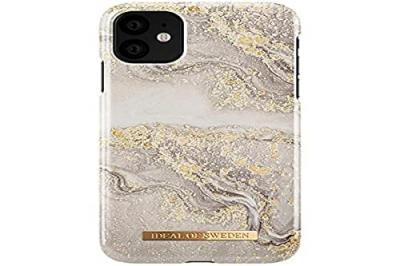 IDEAL OF SWEDEN Iphone 11 Fashion Case Sparkle Greige Marble 
