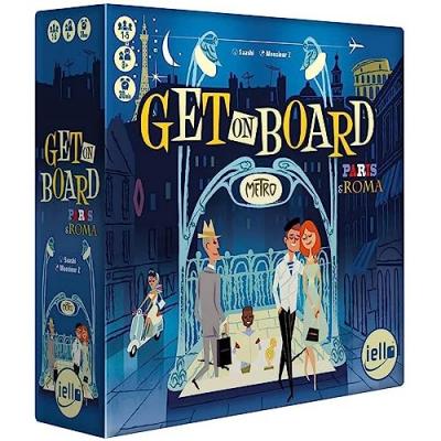 IELLO Jeu  Get On Board - Paris & Rome- - Jeu de soci&eacute;t&eacute;