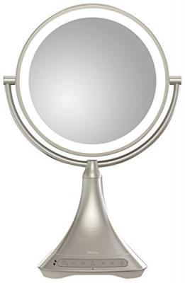 IHOME Miroir avec Lumi&egrave;res LED et connect&eacute; avec enceintes int&eacute;gr&eacute;es - Neuf