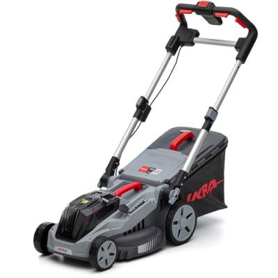 IKRA Tondeuse &Agrave; Gazon Sans Fil Pouss&eacute;e 36v Mulching Avec Bac Souple 42l Largeur 38cm Ib-lm 38