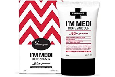 SUNTIQUE Cr&egrave;me solaire I'm Medi 100% Zinc Sun SPF 50+  50ml