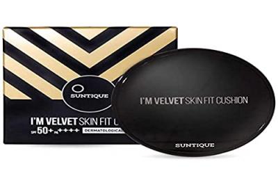 SUNTIQUE Fond de teint Cushion I'm Velvet Skin Fit SPF 50+  12g