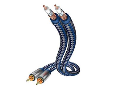 INAKUSTIK  Premium Audio Cable Cinch To Cinch 0.75 M Bleu