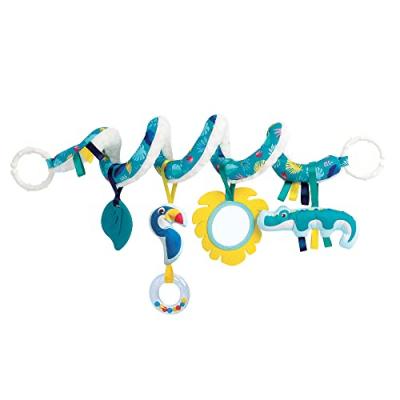 LUDI  - Spirale d'activit&eacute;s Croco - Jeu pour Poussette - Jeu d'&eacute;veil pour b&eacute;b&eacute; - D&egrave;s la Naissance