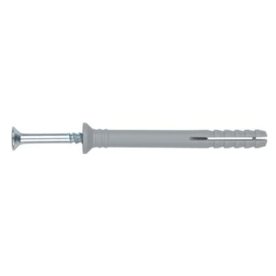 INDEX  Tcca06050 6x50 Mm Nailable Polyamide Plug 100 Units Argent&eacute;