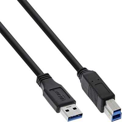 INLINE C&acirc;ble &reg; usb 3.0 de type a m&acirc;le &agrave; type b m&acirc;le noir 0.5m