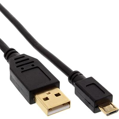INLINE C&acirc;ble &reg; micro usb 2.0 usb type a m&acirc;le &agrave; micro-b m&acirc;le noir 2m