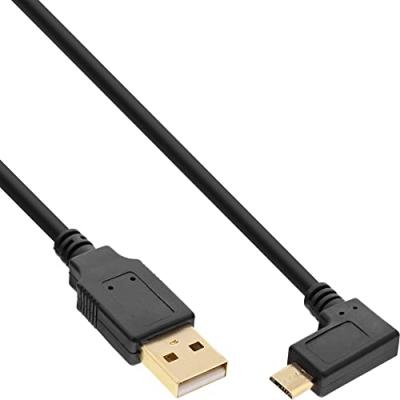 INLINE C&acirc;ble &reg; micro usb 2.0 usb type a m&acirc;le &agrave; micro-b coud&eacute; noir 1m