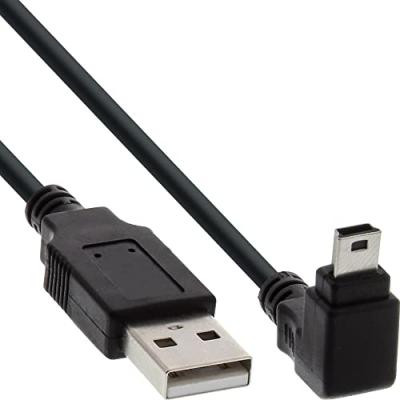 INLINE  3m USB 2.0 A - Mini-B m/m c&acirc;ble USB USB A Mini-USB B Noir