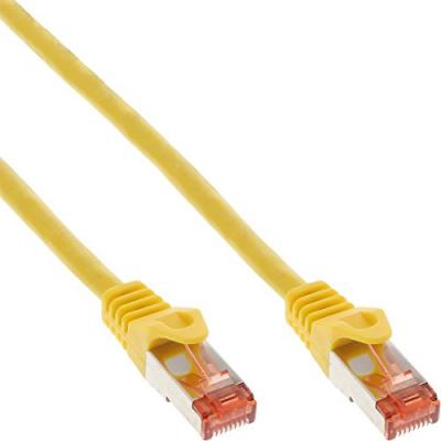 INLINE  7.5m S-STP/PiMF Cat. 6 c&acirc;ble de r&eacute;seau Jaune 7,5 m Cat6