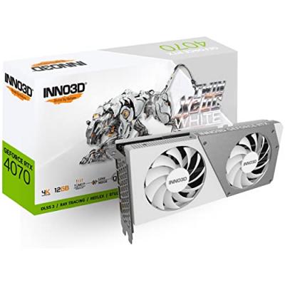 INNO3D  GeForce RTX 4070 Twin X2 OC White, 12288 MB GDDR6X