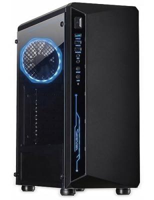 INTER TECH Inter-Tech C-3 Saphir - Tour - ATX - pas d'alimentation (ATX) - noir - USB/Audio 