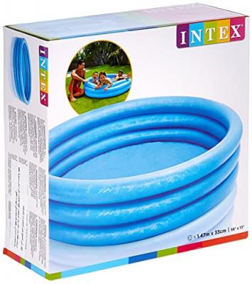 INTEX  58426NP - Jeu de Plein Air - Piscine Crystal - 147 cm