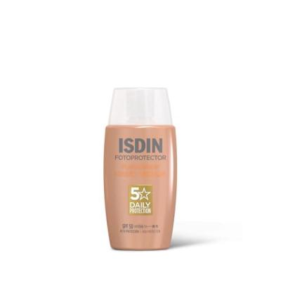 ISDIN  Fusion Water Color Medium Cr&egrave;me solaire visage teint&eacute;e pour peaux medi